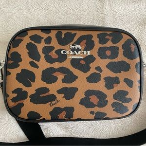 COACH Jamie Camera Bag (Leopard Print)